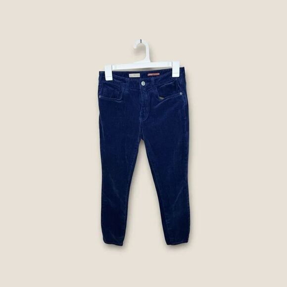 Pilcro and the Letterpress Velvet Corded Pants High Rise Skinny Size 27 - Picture 1 of 7